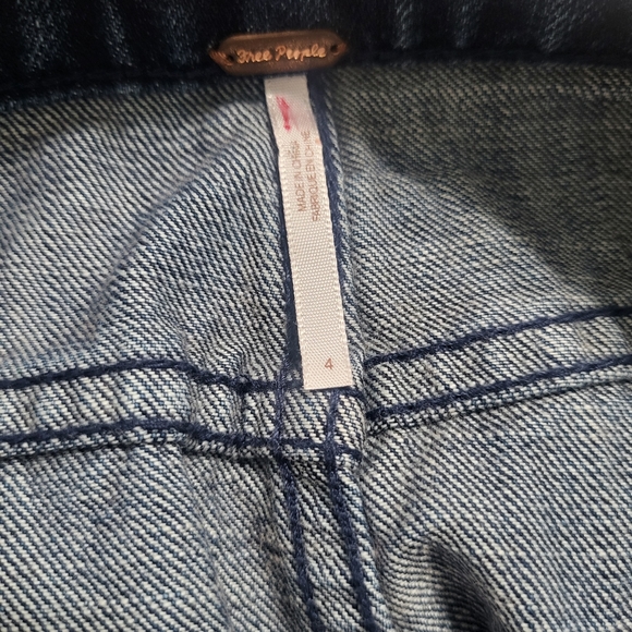 Free People Blue Mini Skirt Casual. - Picture 12 of 12